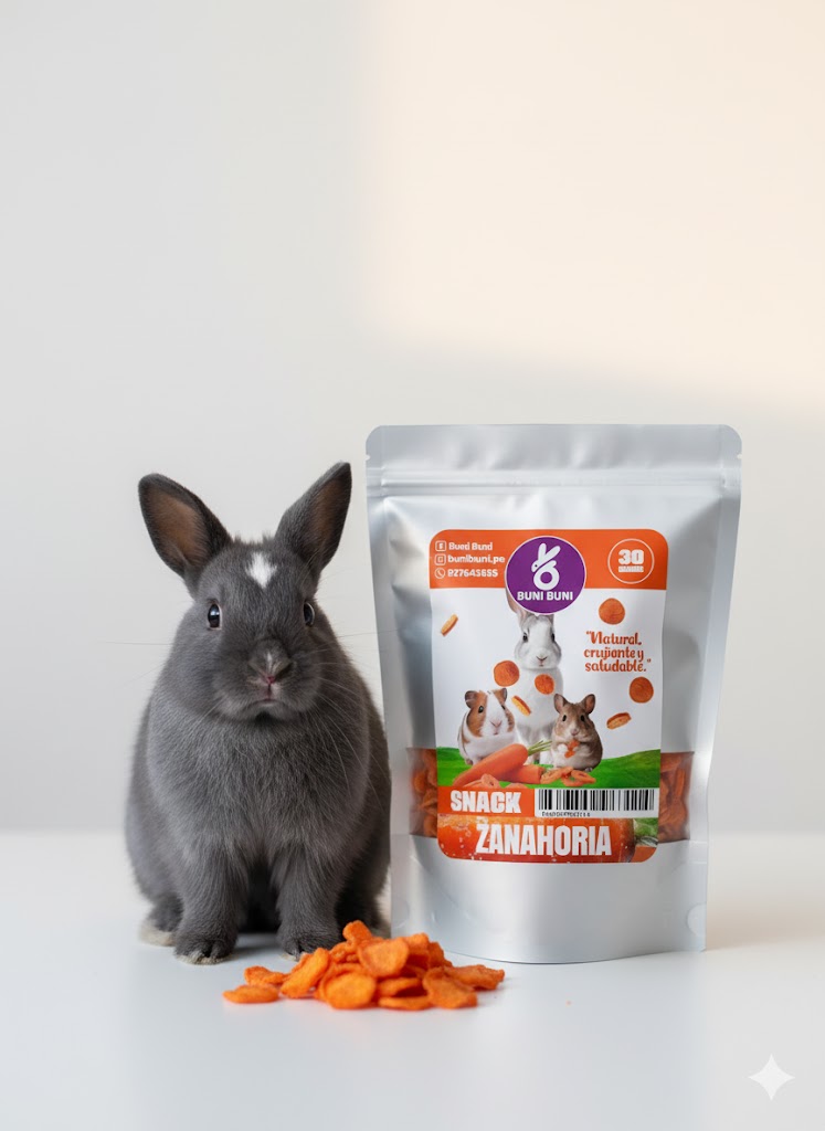 BUNI BUNI SNACKS DE ZANAHORIA 100 G
