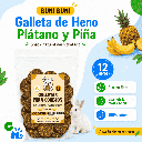 BUNI BUNI GALLETA HENO PLÁTANO Y PIÑA 12 UNIDADES