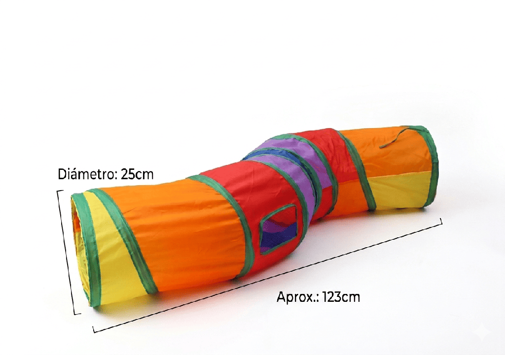 TÚNEL CON CURVA 123*25 CM
