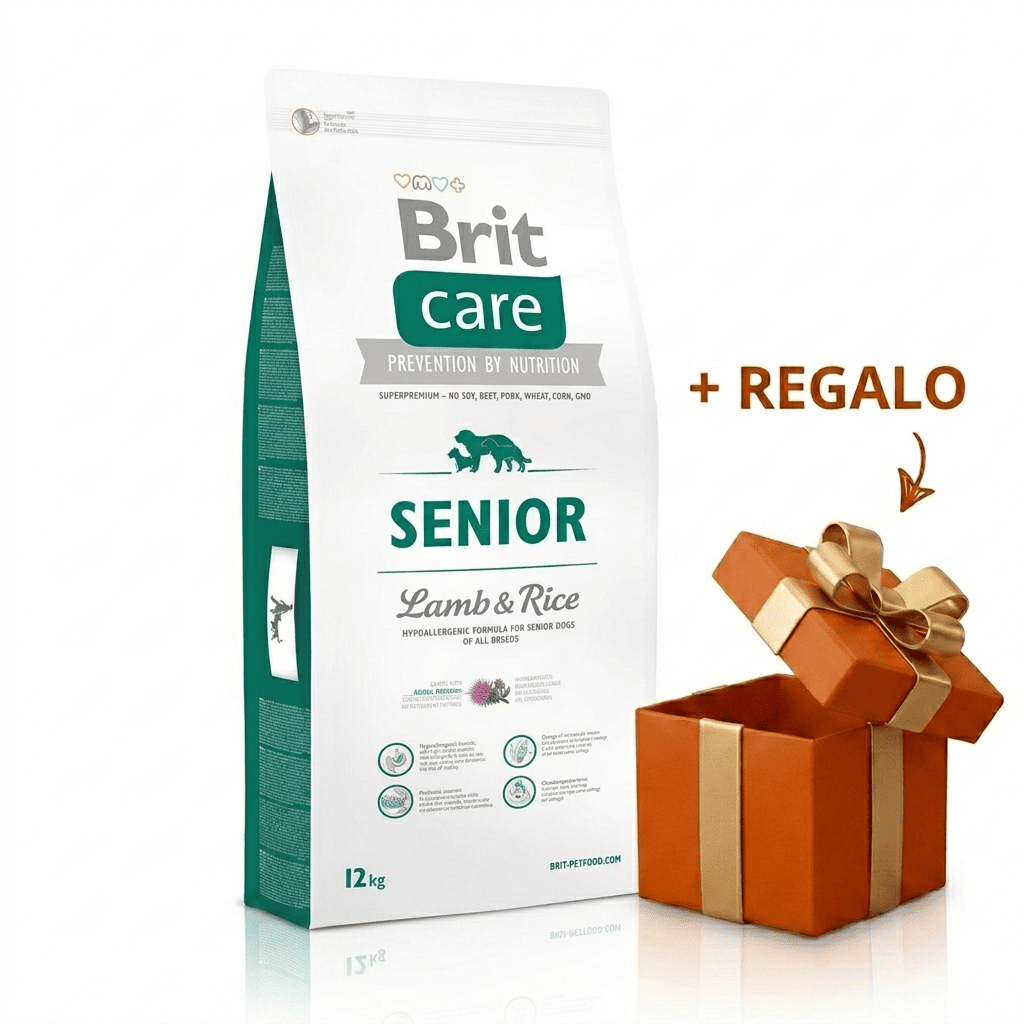 BRIT CARE SENIOR CORDERO 12 KG