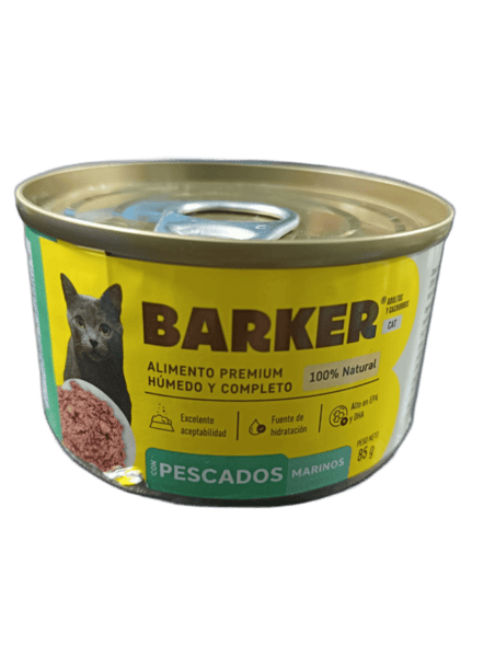  BARKER GATO LATA PESCADOS MARINOS 85 G