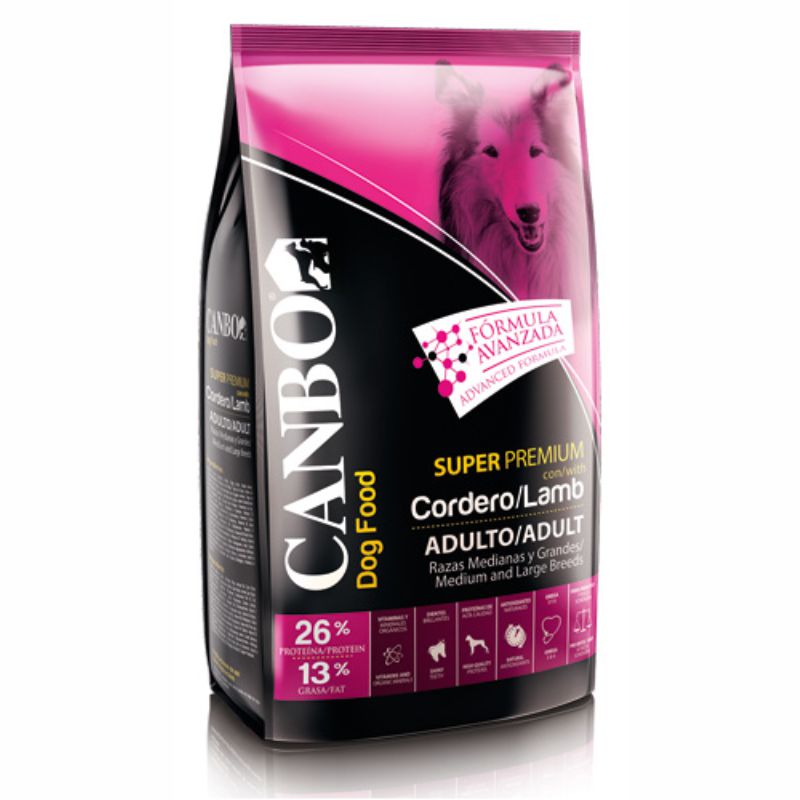 CANBO ADULTO RAZA MEDIANA CORDERO 15 KG