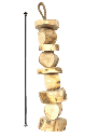 COLGANTE DE MADERA 20 CM