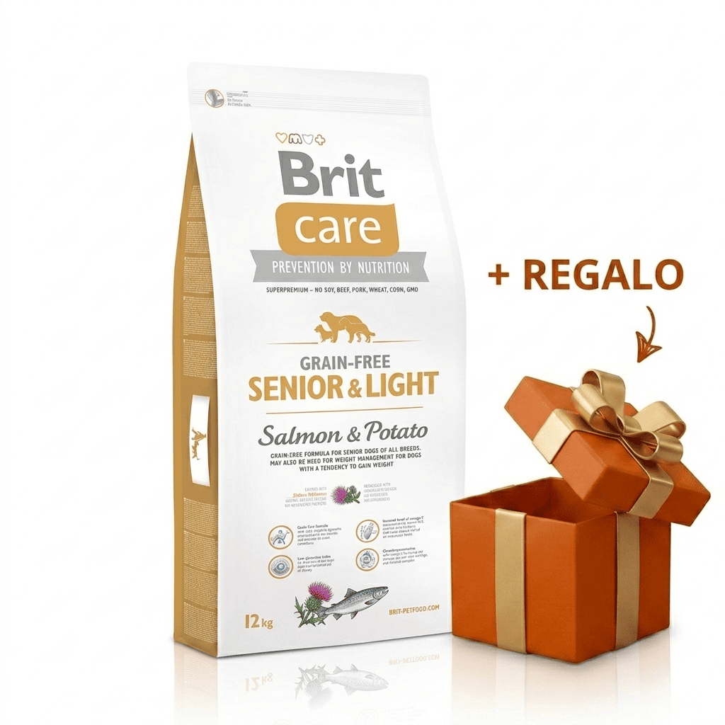 BRIT CARE SENIOR & LIGHT SALMON 12 KG