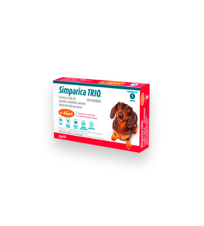 SIMPARICA TRIO 5 - 10 KG X 1 UNI