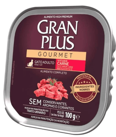 GRAN PLUS LATA GATO CARNE 100 G