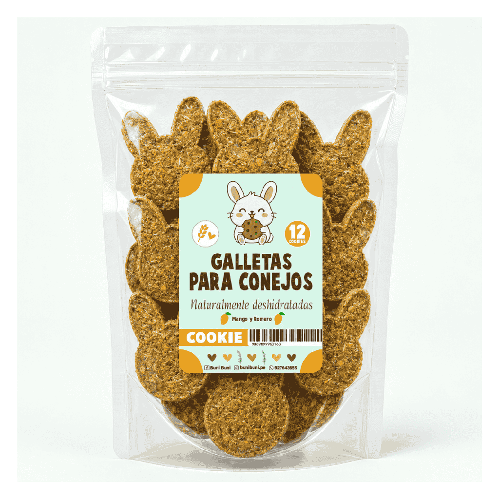 BUNI BUNI GALLETA HENO MANGO Y ROMERO 12 UNIDADES