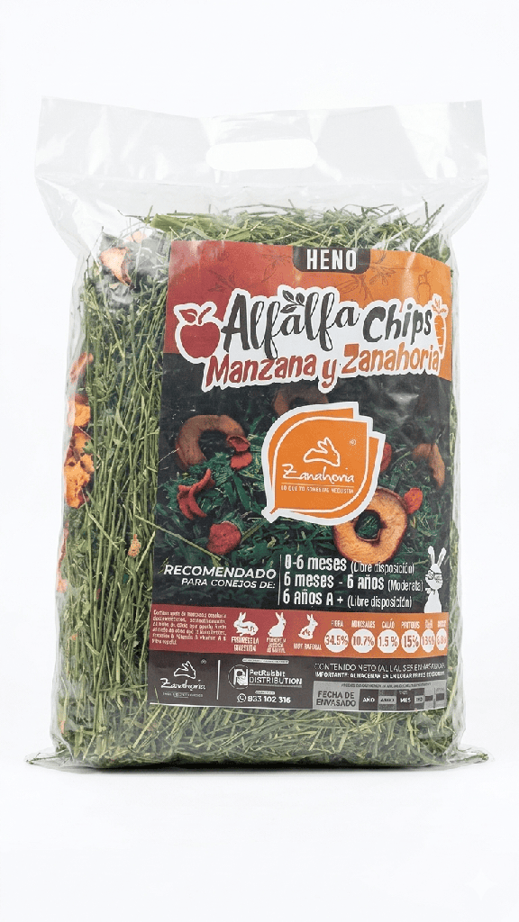 ZANAHORIA HENO DE ALFALFA + SNACK 1 KG