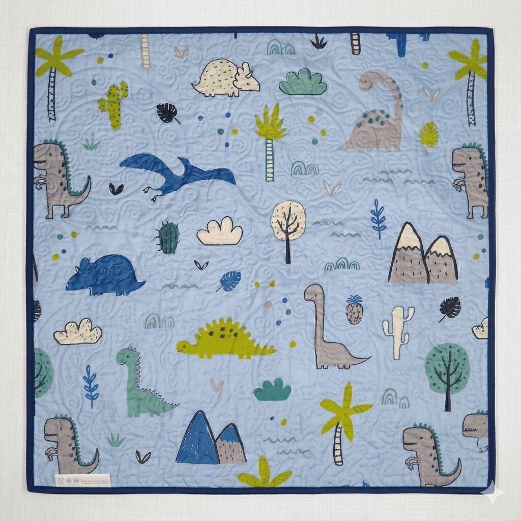 ALFOMBRA PARA CONEJO TALLA XS MACHO (60*60 CM) - DINOSAURIOS
