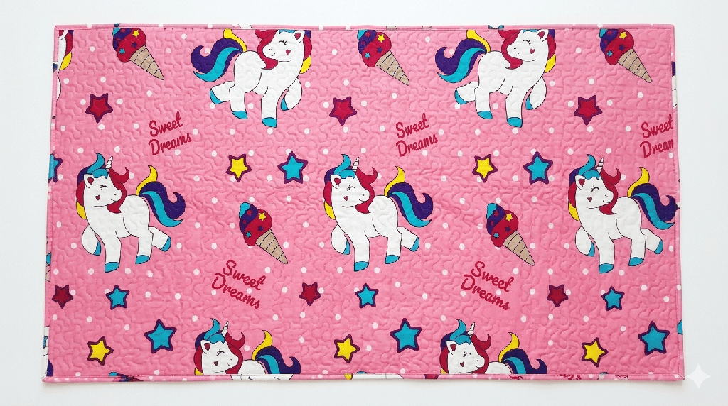 ALFOMBRA PARA CONEJO TALLA M RECTANGULAR HEMBRA (122*60 CM) - UNICORNIO