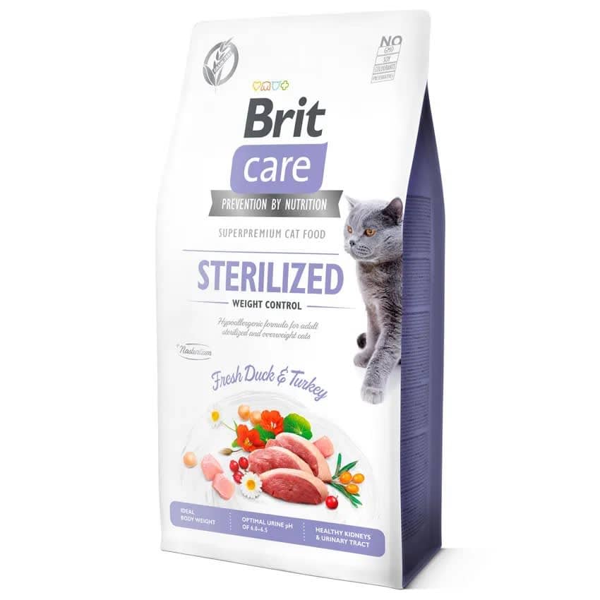 BRIT CARE CAT ESTERILIZADO WEIGHT CONTROL 7 KG 