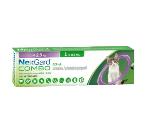 NEXGARD COMBO CAT  0.8 - 2.5 KG