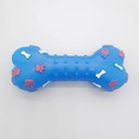 JUGUETE HUESO DE PLÁSTICO CON HUELLITAS