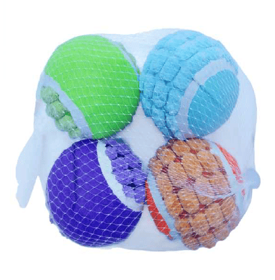 PELOTA TENIS X 4 UNIDADES 6.2CM