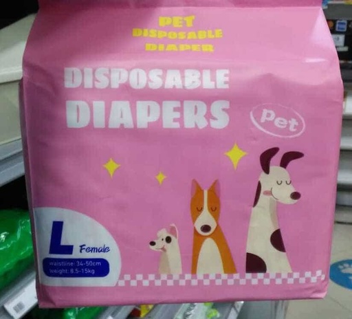 PAÑALES PARA HEMBRA TALLA L