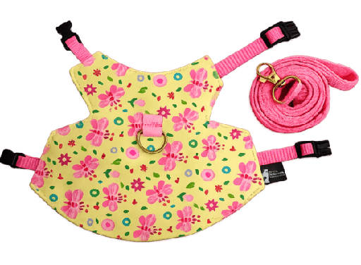 PECHERA PARA CONEJOS TALLA S MODELO MARIPOSAS