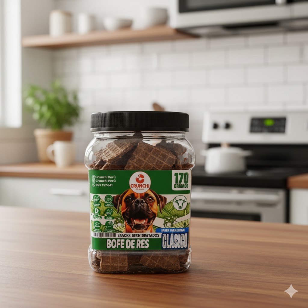 CRUNCHI BOFE DE RES FRASCO X 170 G