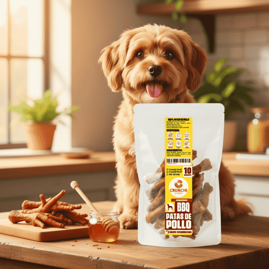 CRUNCHI PATAS DE POLLO BBQ X 10 UNIDADES