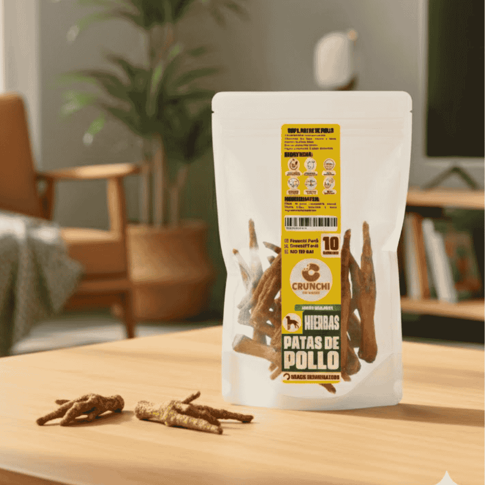 CRUNCHI PATAS DE POLLO RELAJANTE X 10 UNIDADES