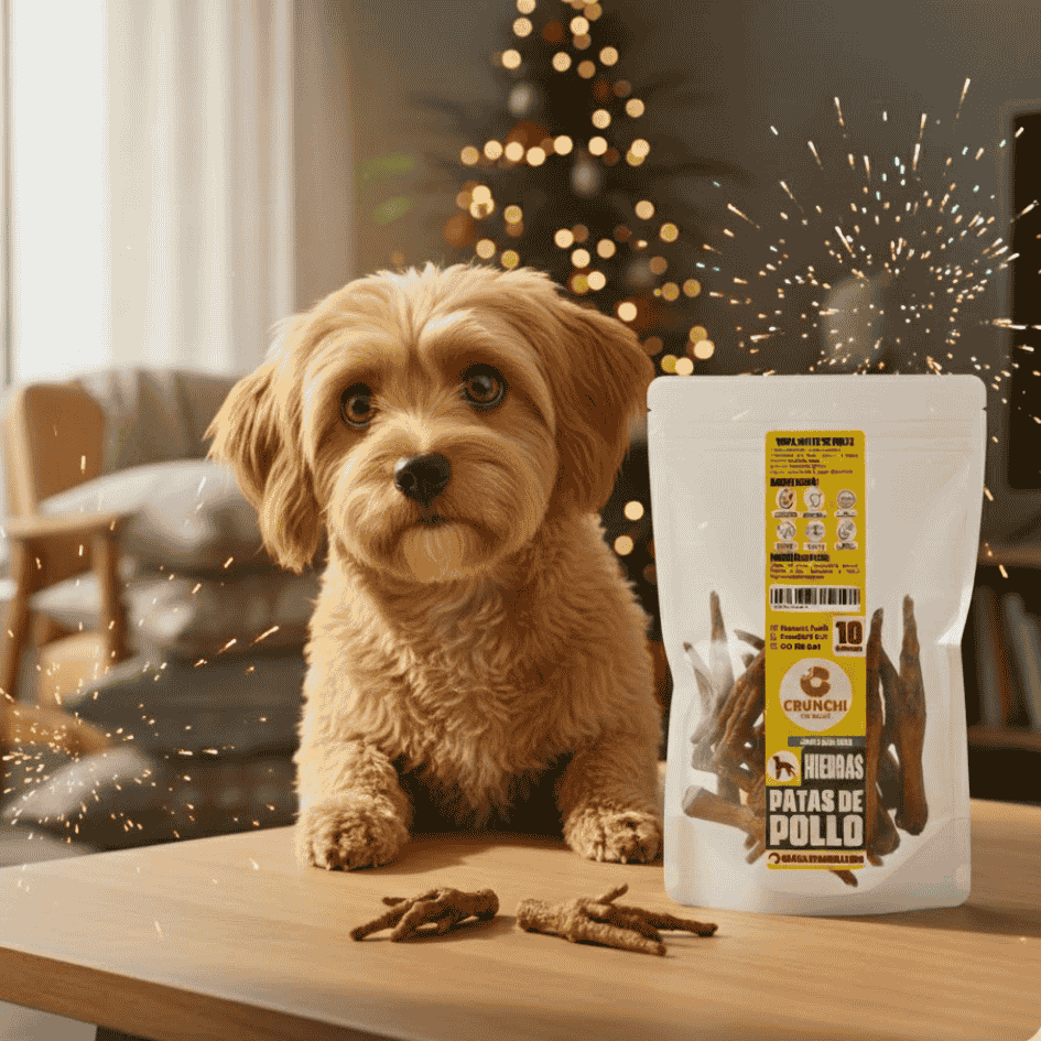 CRUNCHI PATAS DE POLLO RELAJANTE X 10 UNIDADES