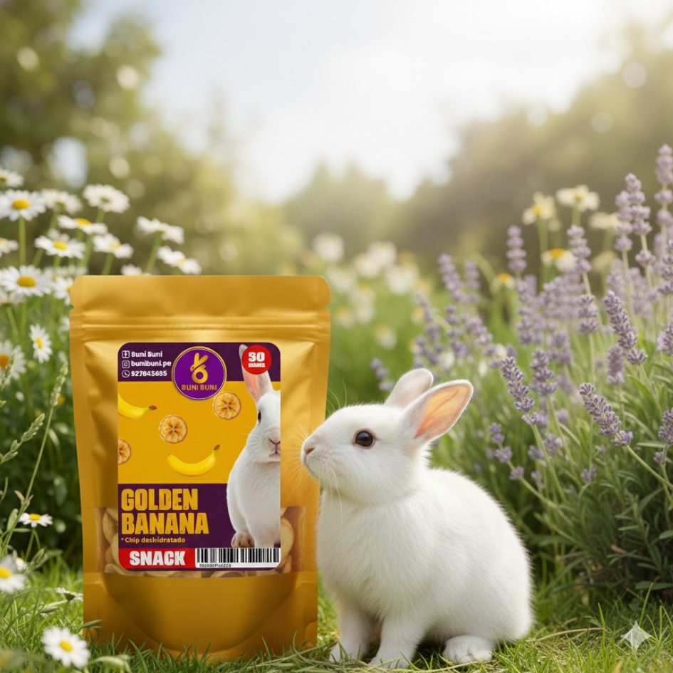 BUNI BUNI SNACKS GOLDEN BANANA 50 G