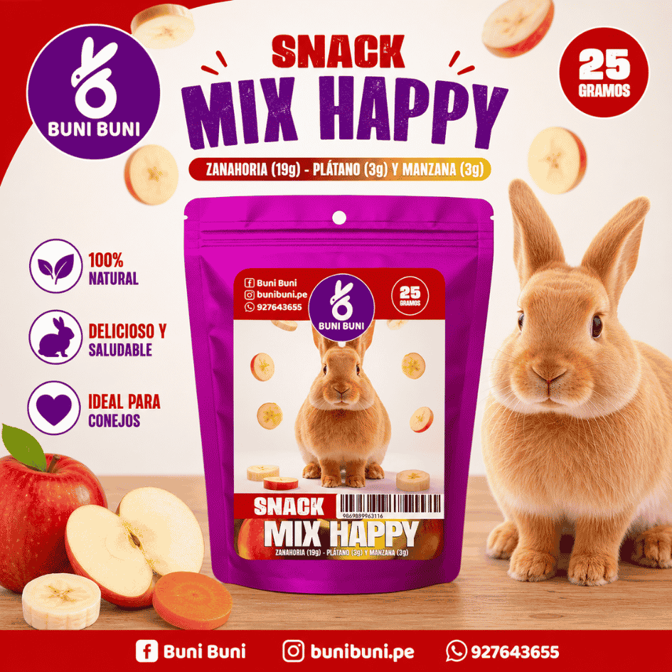 BUNI BUNI SNACK MIX HAPPY 28 G
