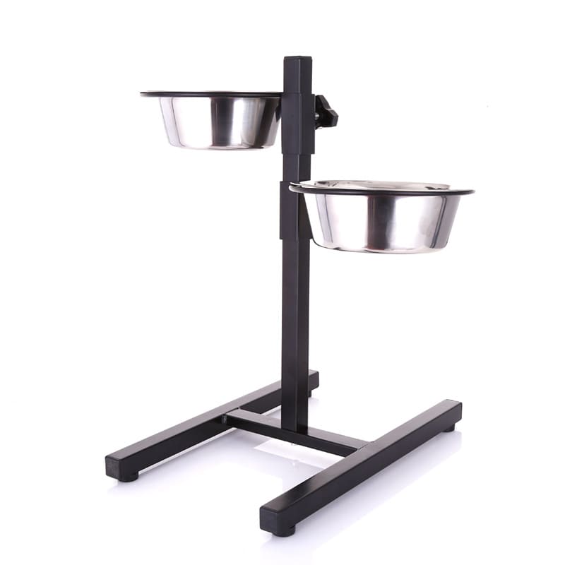 COMEDERO DOBLE ELEVADO REGULABLE