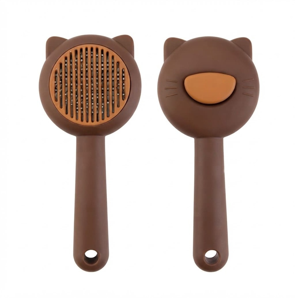 PEINE BOTÓN MODELO GATO 8*19.5 CM -  XNBE1321 