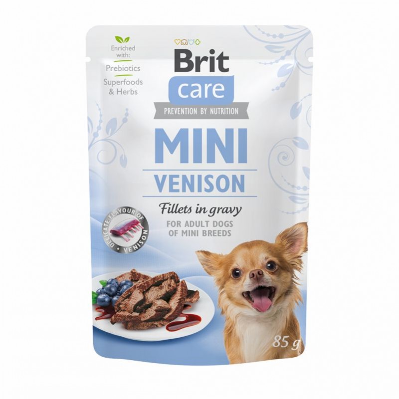 BRIT CARE POUCH MINI VENISON 85 G