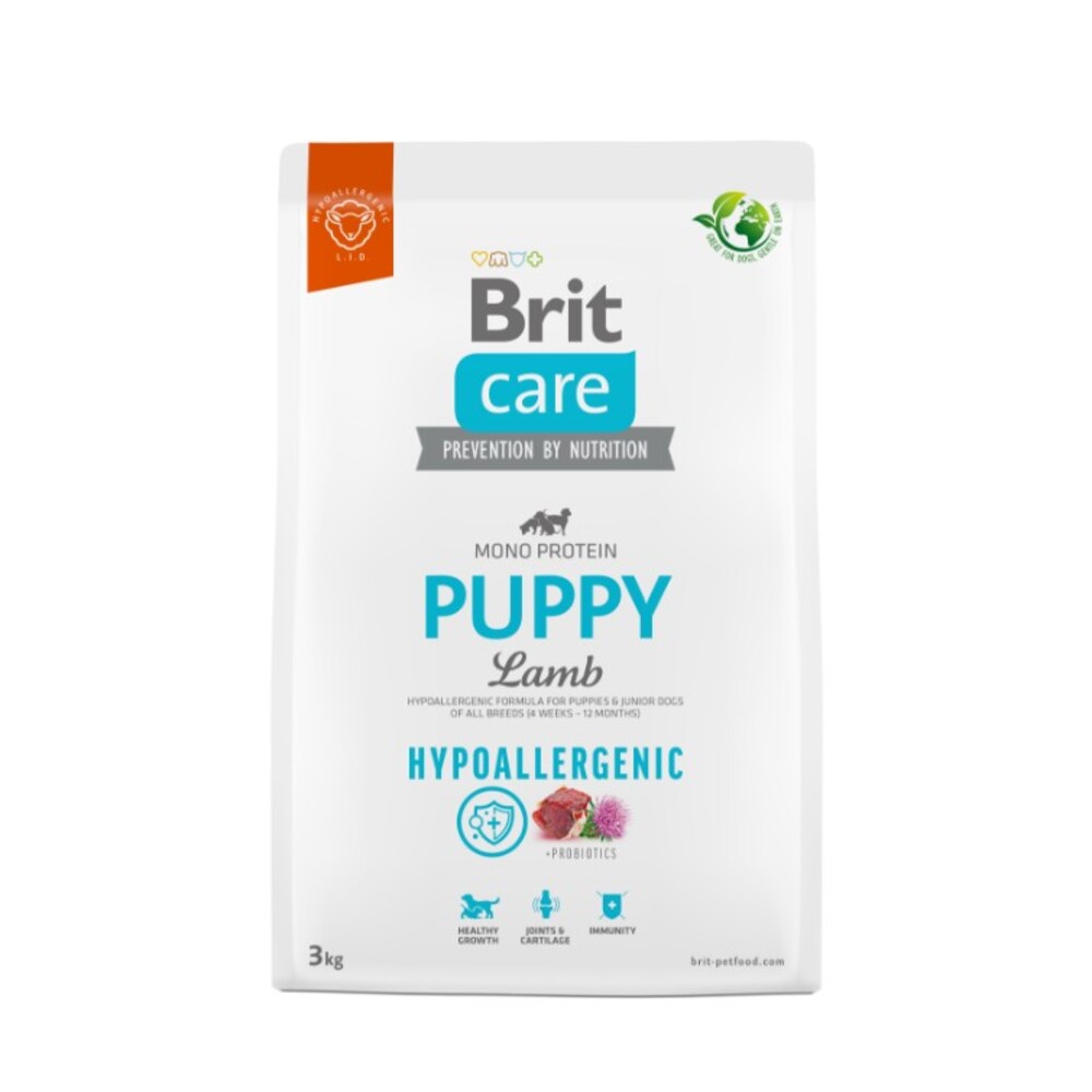 BRIT CARE PUPPY LAMB & RICE 3 KG