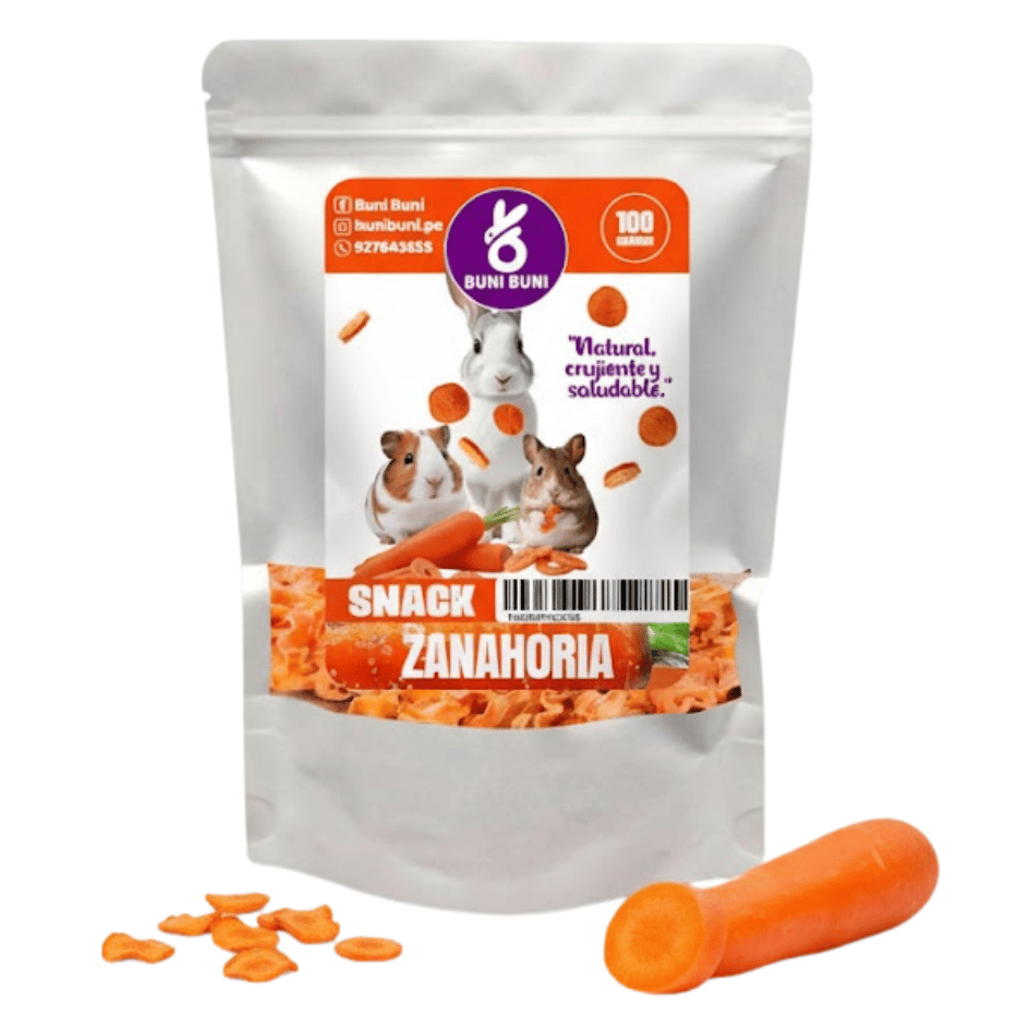 BUNI BUNI SNACKS DE ZANAHORIA 100 G