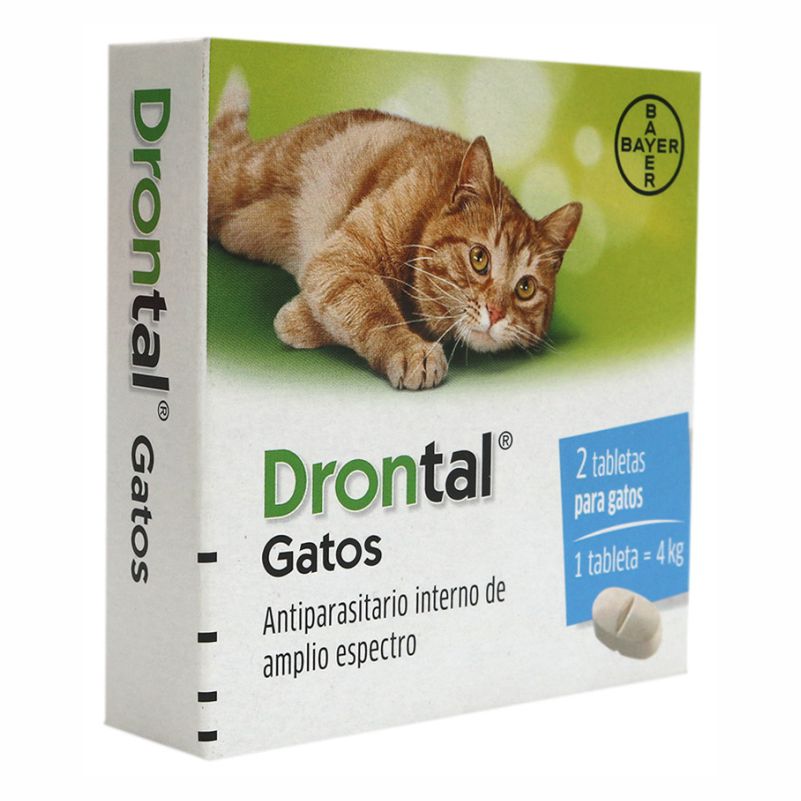 DRONTAL GATOS HASTA 4 KG X 1 PASTILLA