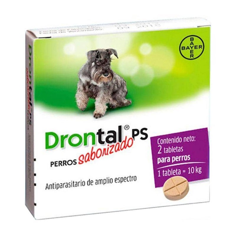 DRONTAL PERROS HASTA 10 KG X 1 PASTILLA