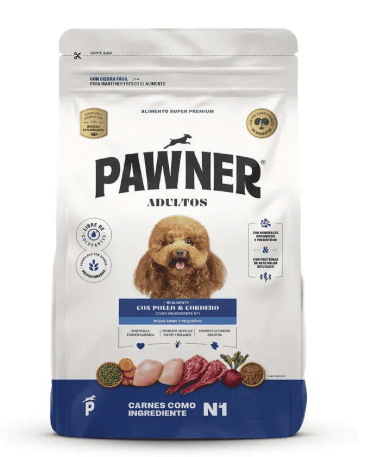 PAWNER PERRO ADULTO RAZA PEQUEÑA POLLO & CORDERO 3 KG