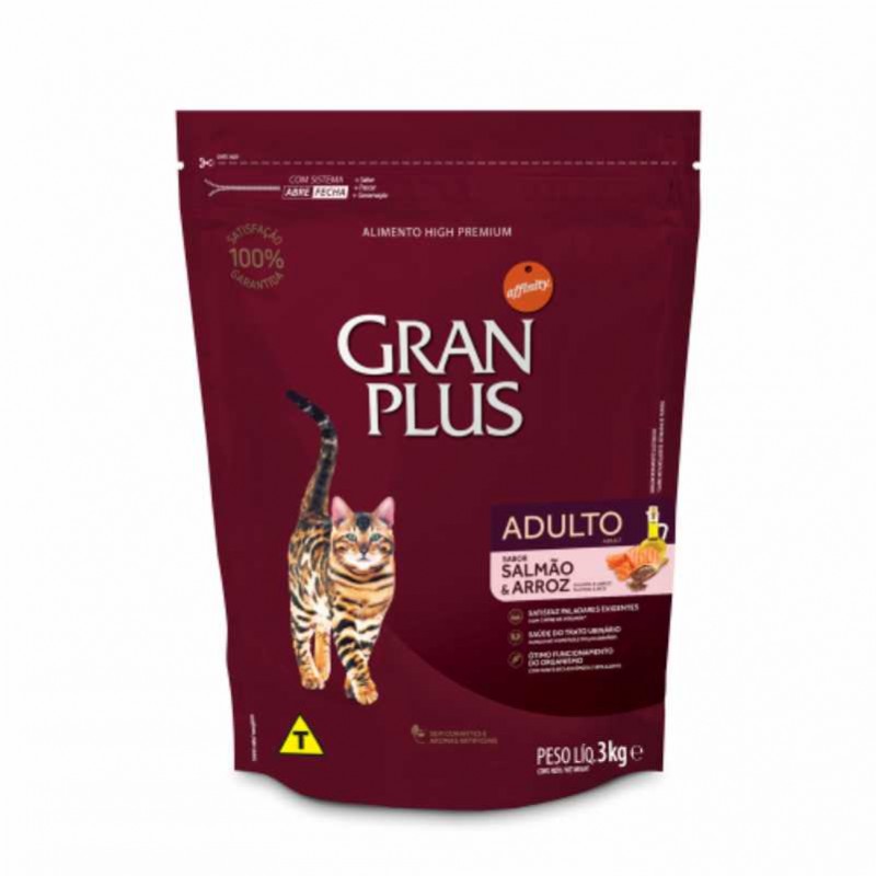 GRAN PLUS GATO ADULTO SALMON 3 KG