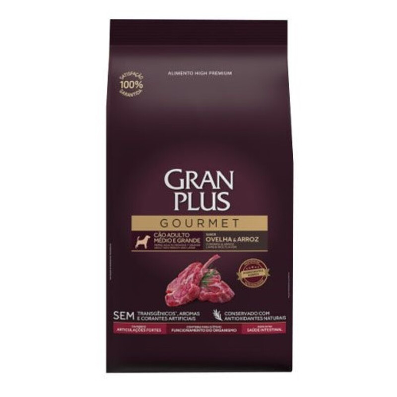 GRAN PLUS ADULTO MEDIANO CORDERO 15 KG