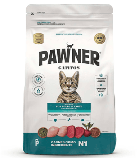 PAWNER GATITO POLLO Y CARNE 3 KG