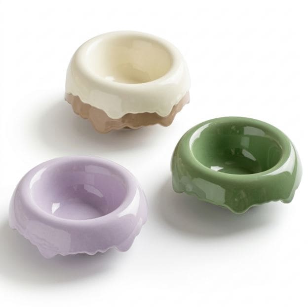PLATO DE CERAMICA CREAM 15.5CM*5CM - JM1161 