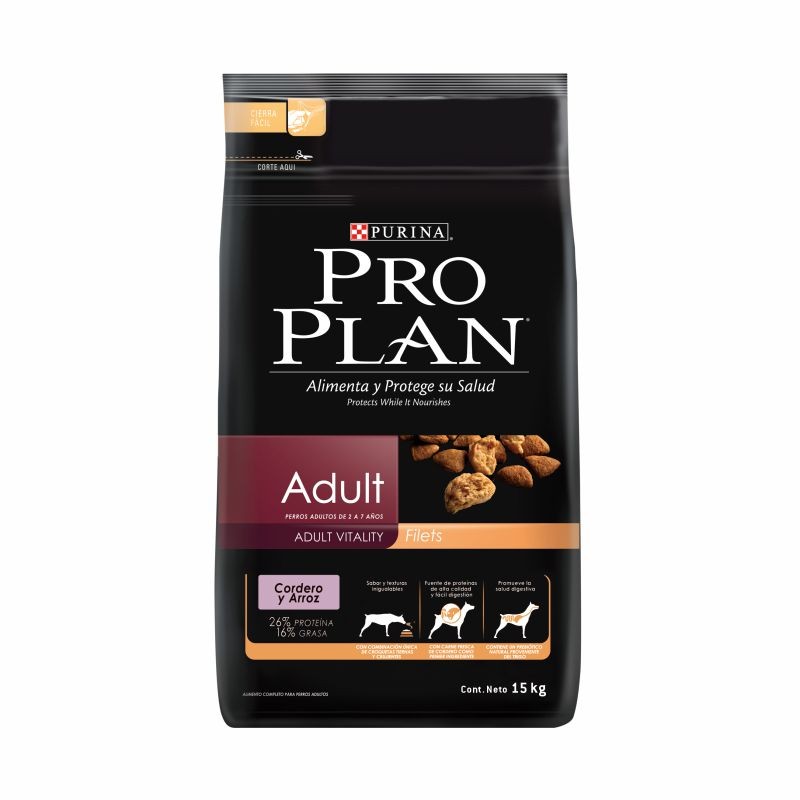 PRO PLAN ADULTO CORDERO 15.9 KG