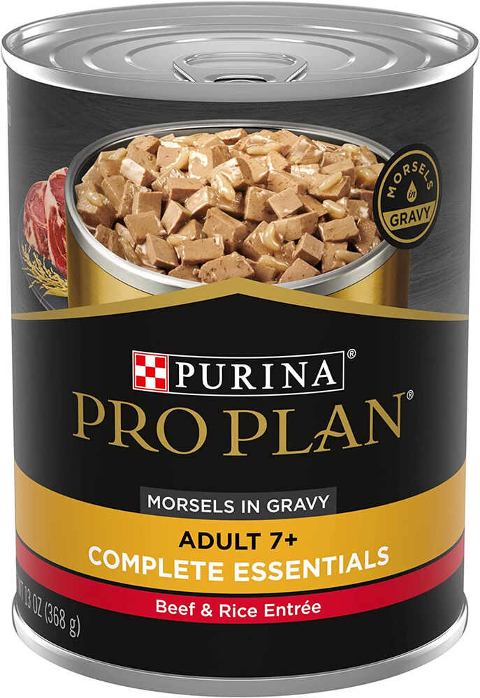 PRO PLAN LATA ADULTO MAYOR 7+ CARNE Y ARROZ 368 GR