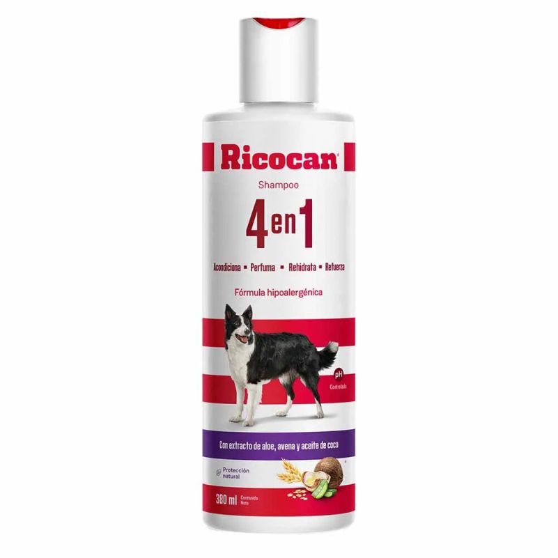 RICOCAN SHAMPOO ADULTOS 4 EN 1 FCO 380 ML