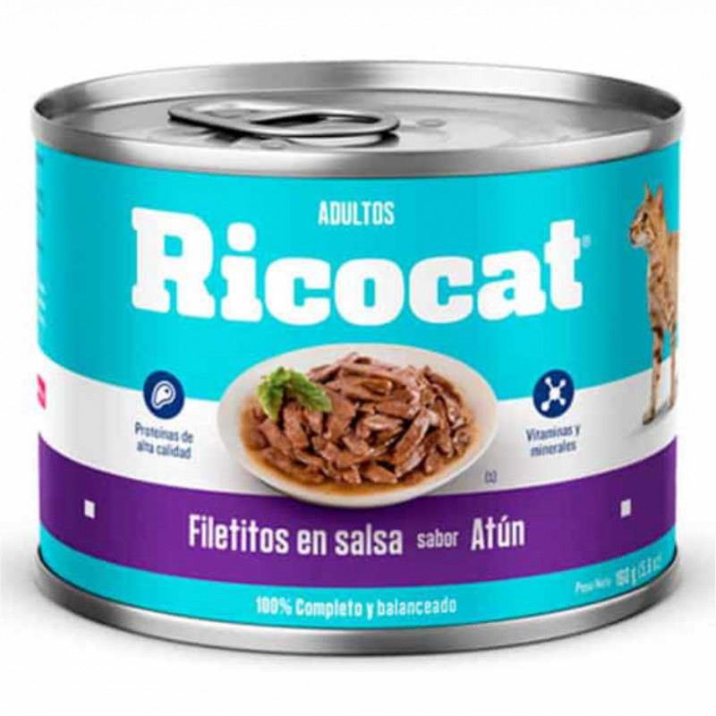 RICOCAT LATA TROZOS ATUN 160G