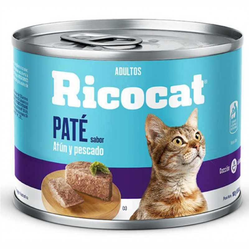RICOCAT ATUN Y PESCADO PATE LTA 160G