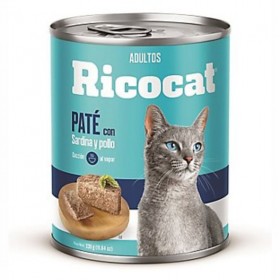 RICOCAT LATA PATÉ SARDINA Y POLLO 330 G