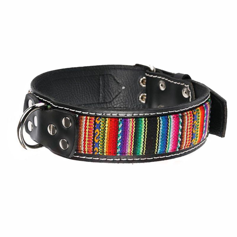 ROMANOS COLLAR CUERO ANDINO T-1