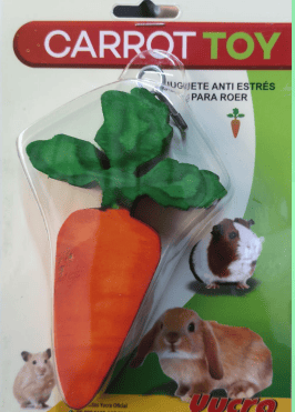MORDEDOR DE MADERA CARROT TOY