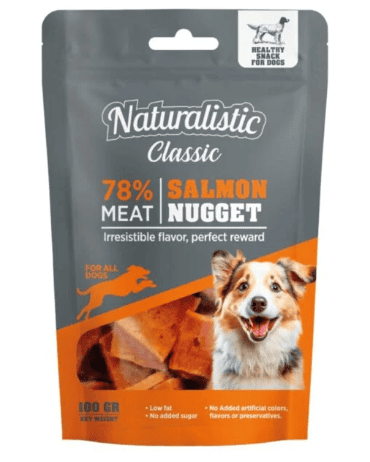 NATURALISTIC NUGGETS DE SALMÓN 100 G