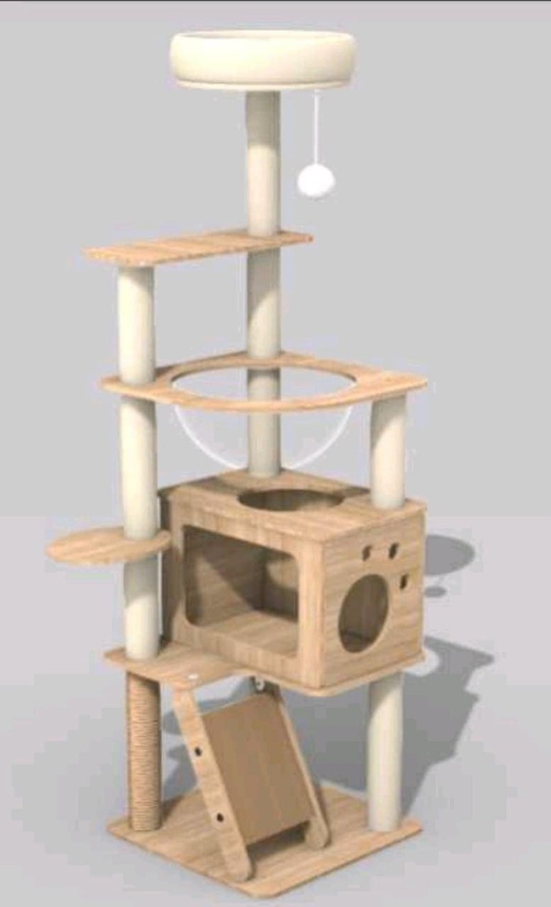 GIMNASIO 5 NIVELES CON RAMPA 132.5*50*62.20 CM - FP3000036