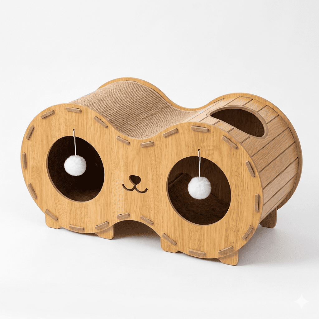 RASCADOR OSO PANDA 80*40*40CM - SMS790030