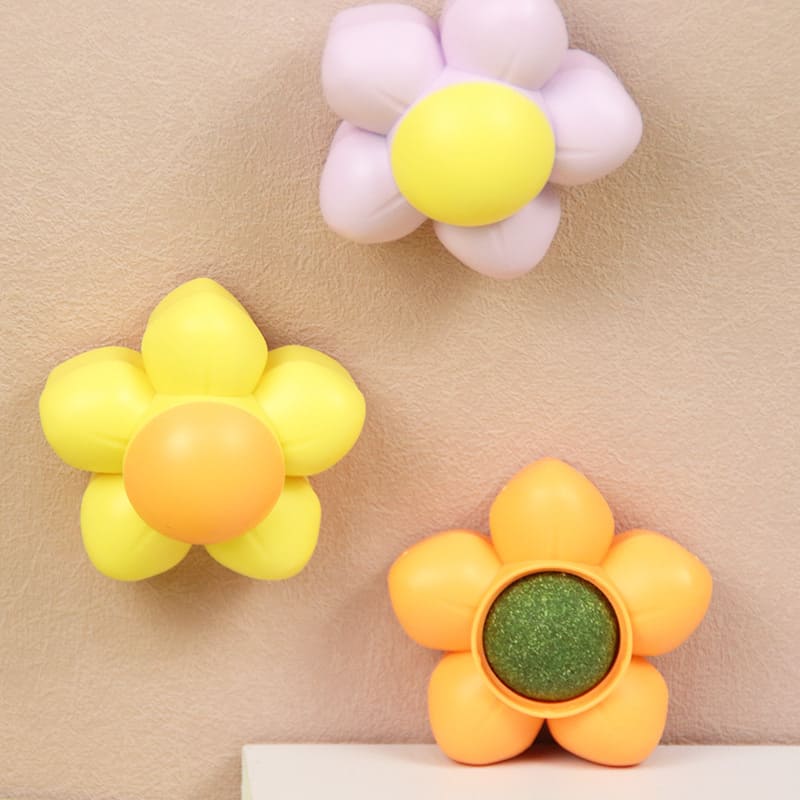 FLOR CON BOLA DE CATNIP